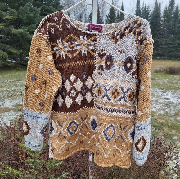 "Let's Stay In Tonight" Ramie Sweater - Picture 1 of 5